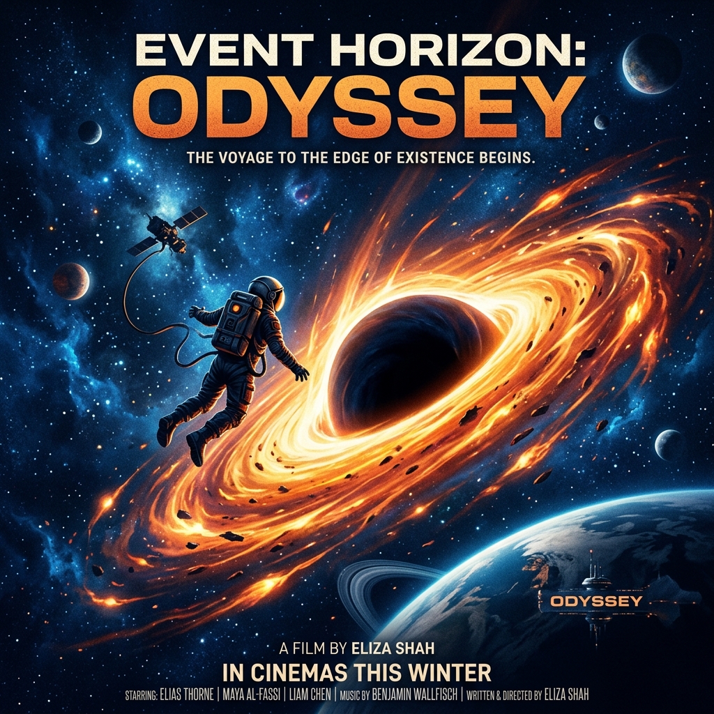 Poster artístico de la película Interstellar